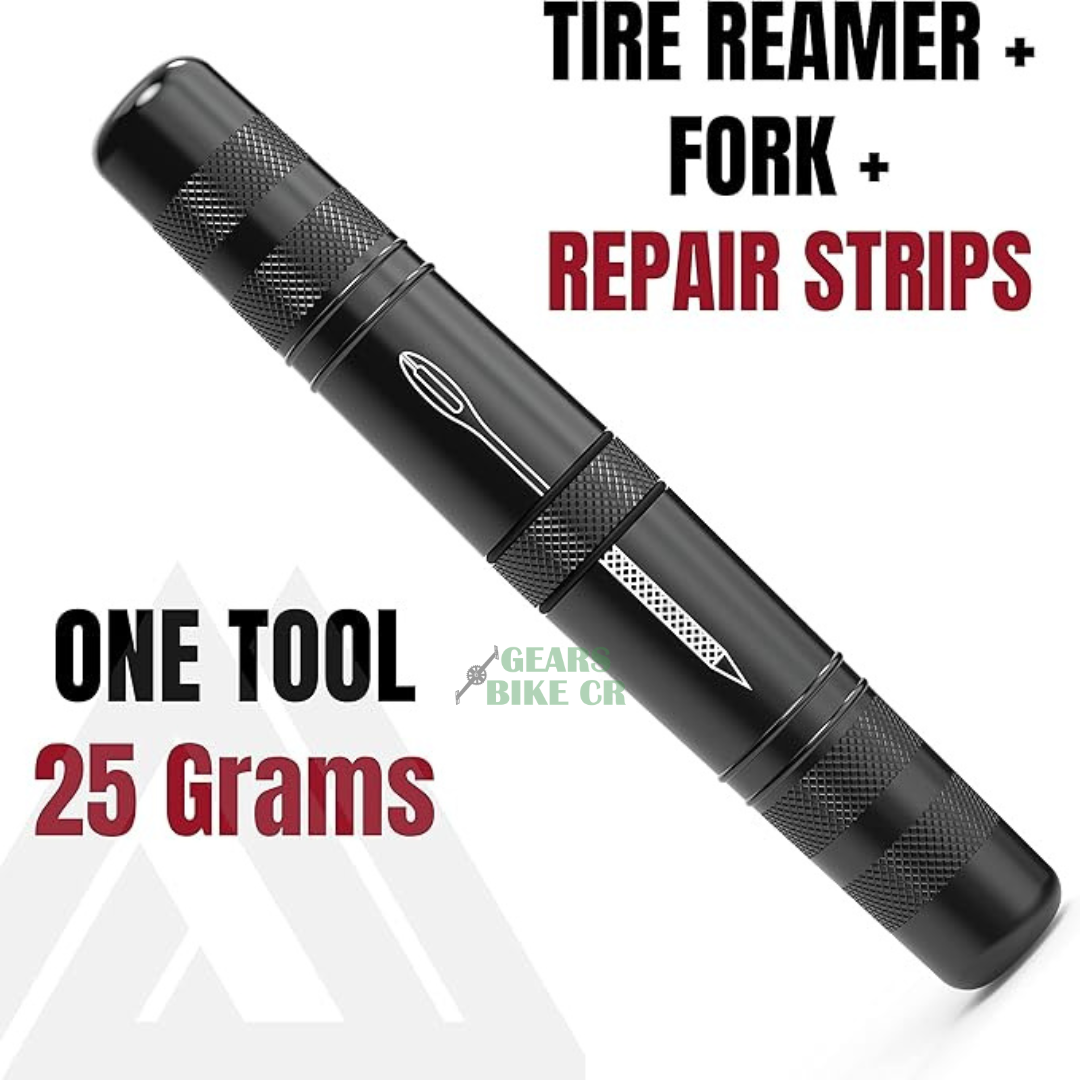 KIT DE REPARACIÓN LLANTA TUBULAR PARA BICICLETA MTB Y RUTA KOM CYCLING