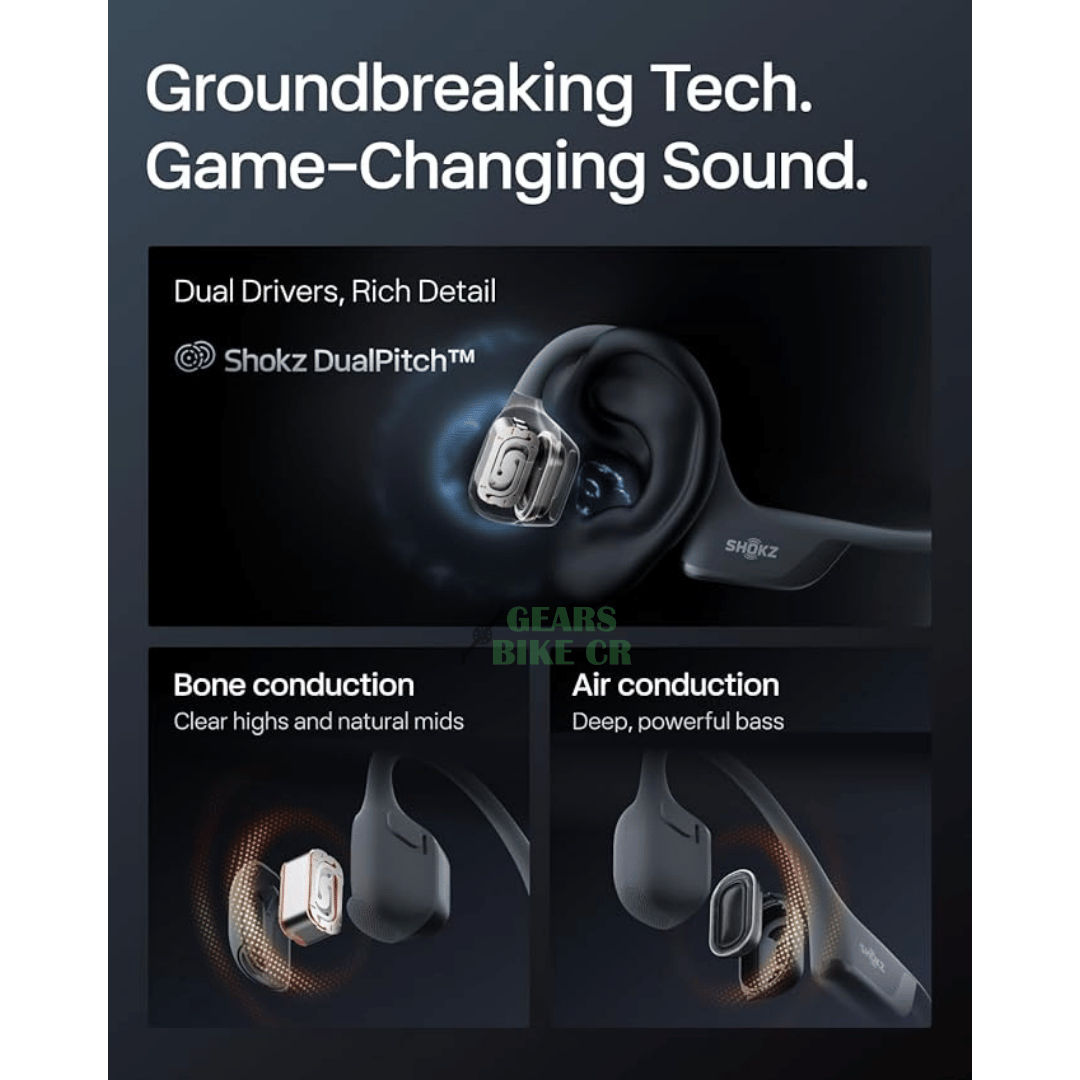 AURICULARES BLUETOOTH DE CONDUCCIÓN ÓSEA OPENRUN PRO 2 SHOKZ