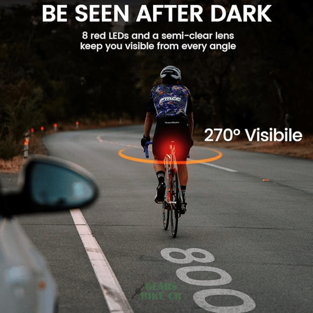 LUZ TRASERA VISIBILIDAD DE 270°, RECARGABLE TR30 RAVEMEN