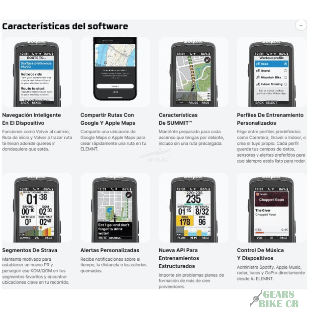 CICLOCOMPUTADOR WAHOO ELEMNT BOLT 3