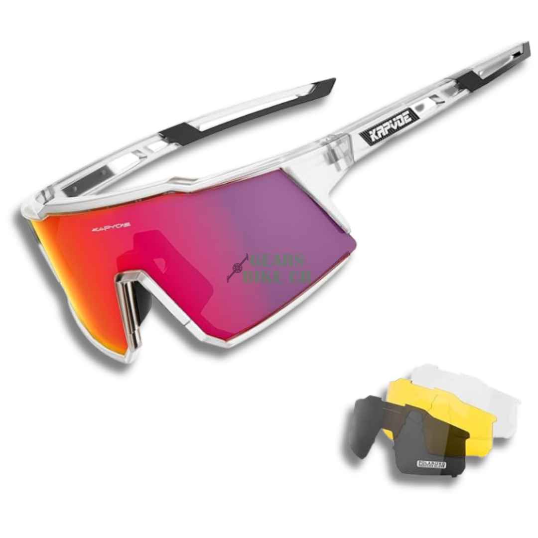 LENTES POLARIZADOS CON 4 LENTES INTERCAMBIABLES TR90 KAPVOE