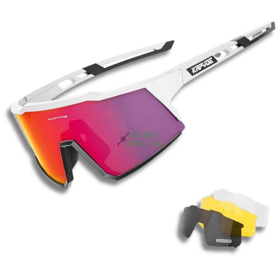 LENTES POLARIZADOS CON 4 LENTES INTERCAMBIABLES TR90 KAPVOE