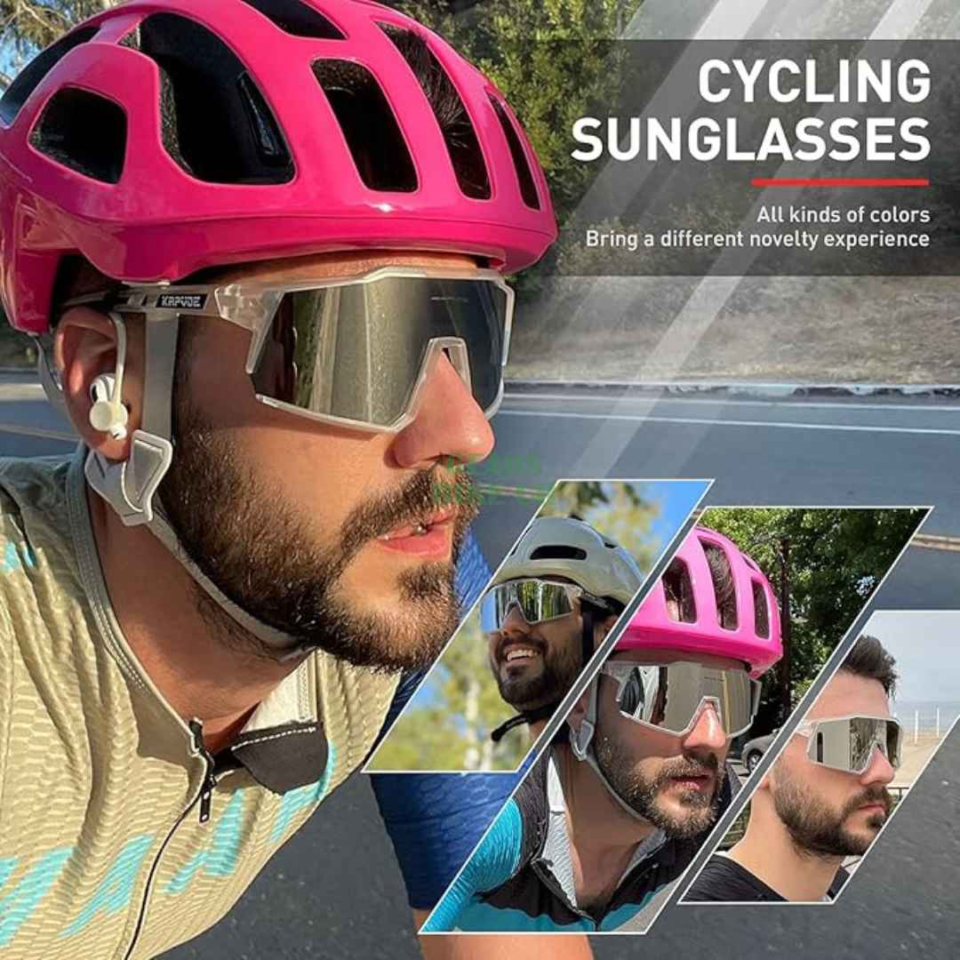 LENTES POLARIZADOS CON 4 LENTES INTERCAMBIABLES TR90 KAPVOE