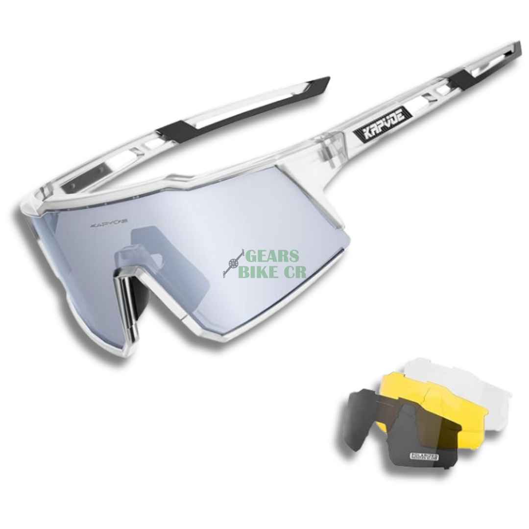 LENTES POLARIZADOS CON 4 LENTES INTERCAMBIABLES TR90 KAPVOE