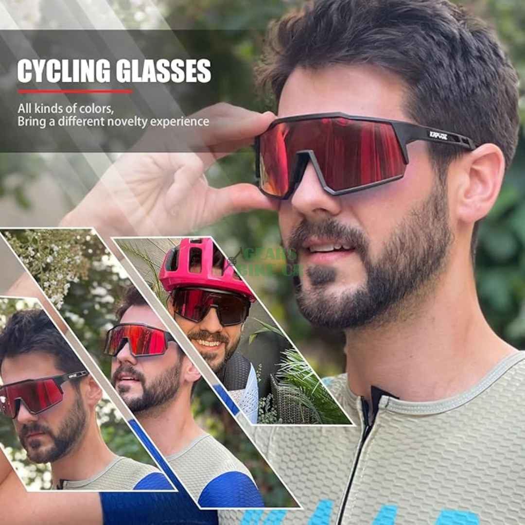 LENTES POLARIZADOS CON 4 LENTES INTERCAMBIABLES TR90 KAPVOE