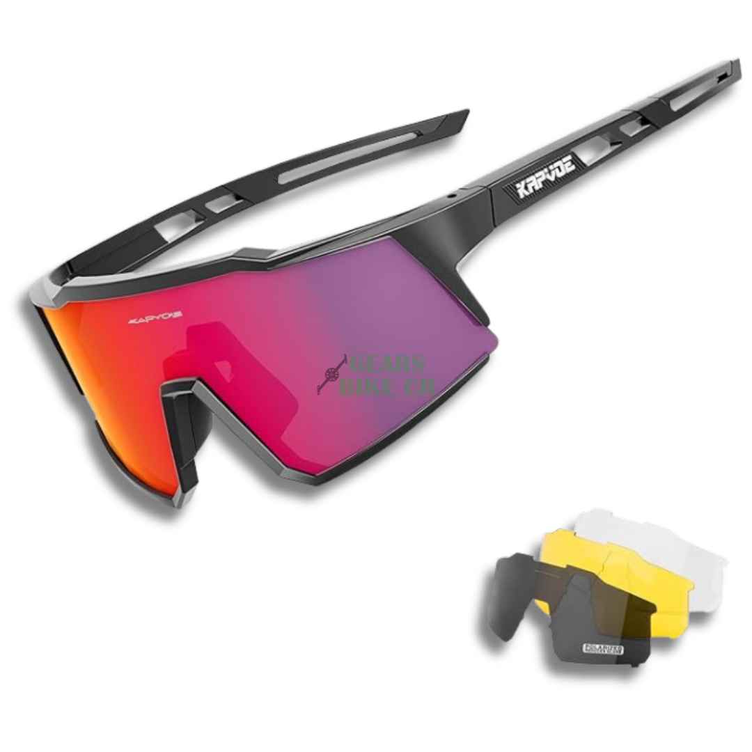 LENTES POLARIZADOS CON 4 LENTES INTERCAMBIABLES TR90 KAPVOE