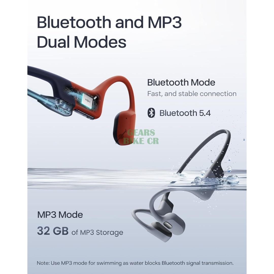 AURICULARES BLUETOOTH DE CONDUCCIÓN ÓSEA OPENSWIM PRO SHOKZ