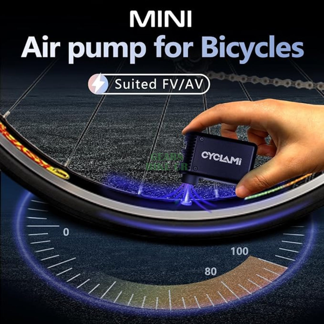 MINI INFLADOR RECARGABLE 100PSI A2 CYCLAMI
