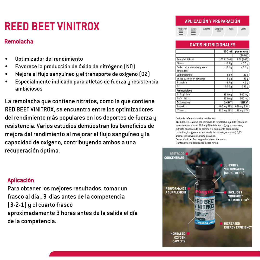 RED BEET VINITROX SHOT 60ml SPONSER