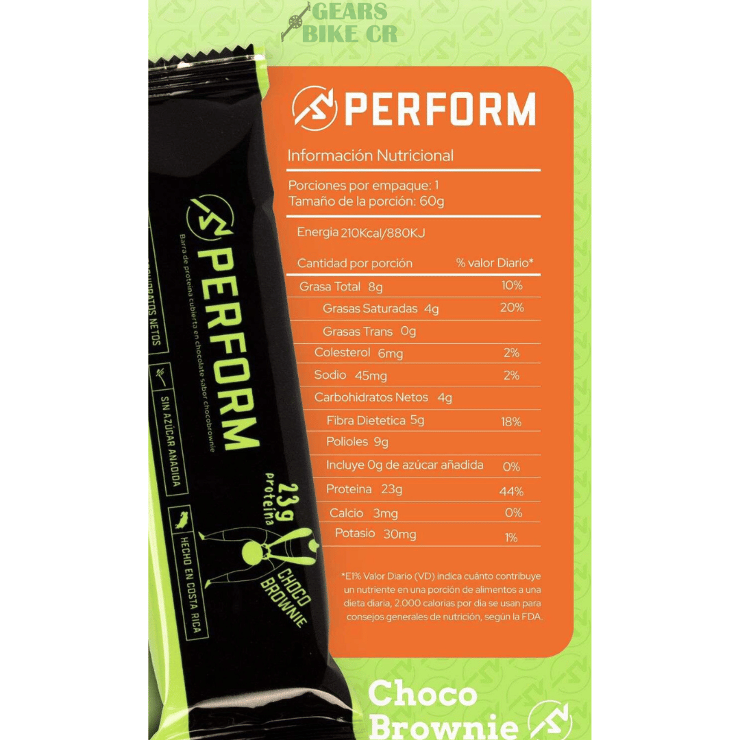 BARRA DE PROTEÍNA PERFORM 60g