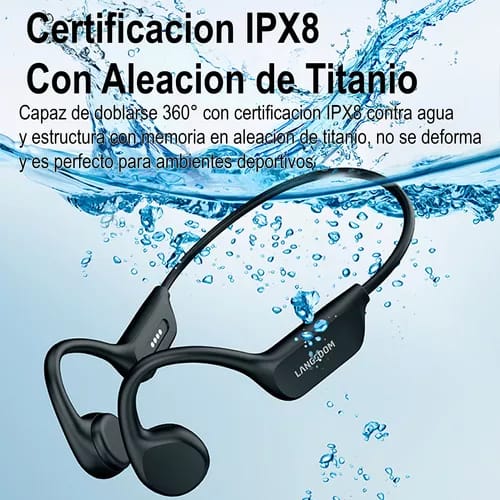 AURICULARES BLUETOOTH DE CONDUCCIÓN ÓSEA LANGSDOM BE17 BLE-32GB